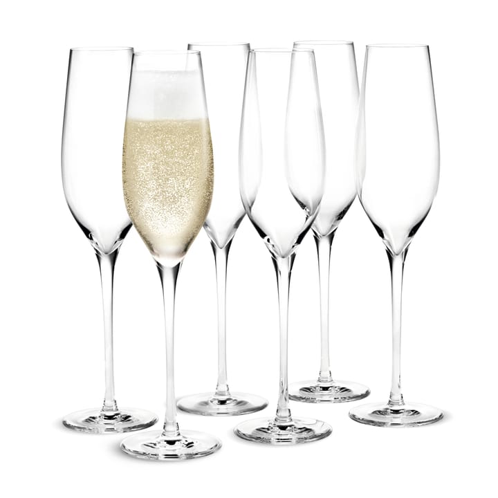 Bicchiere da champagne Cabernet 29 cl, confezione da 6 - Chiaro - Holmegaard