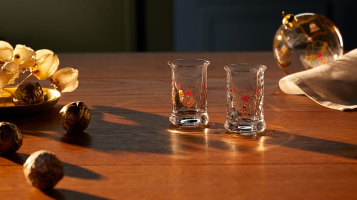 Bicchiere da liquore natalizio Holmegaard Christmas, confezione da 2 - 2023 - Holmegaard
