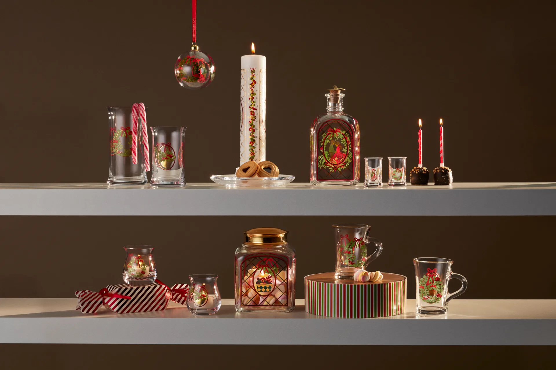 Bicchiere da liquore natalizio Holmegaard Christmas, confezione da 2, 2025 Holmegaard