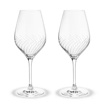 Bicchiere vino bianco 36 cl Cabernet Lines confezione da 2 - Trasparente - Holmegaard