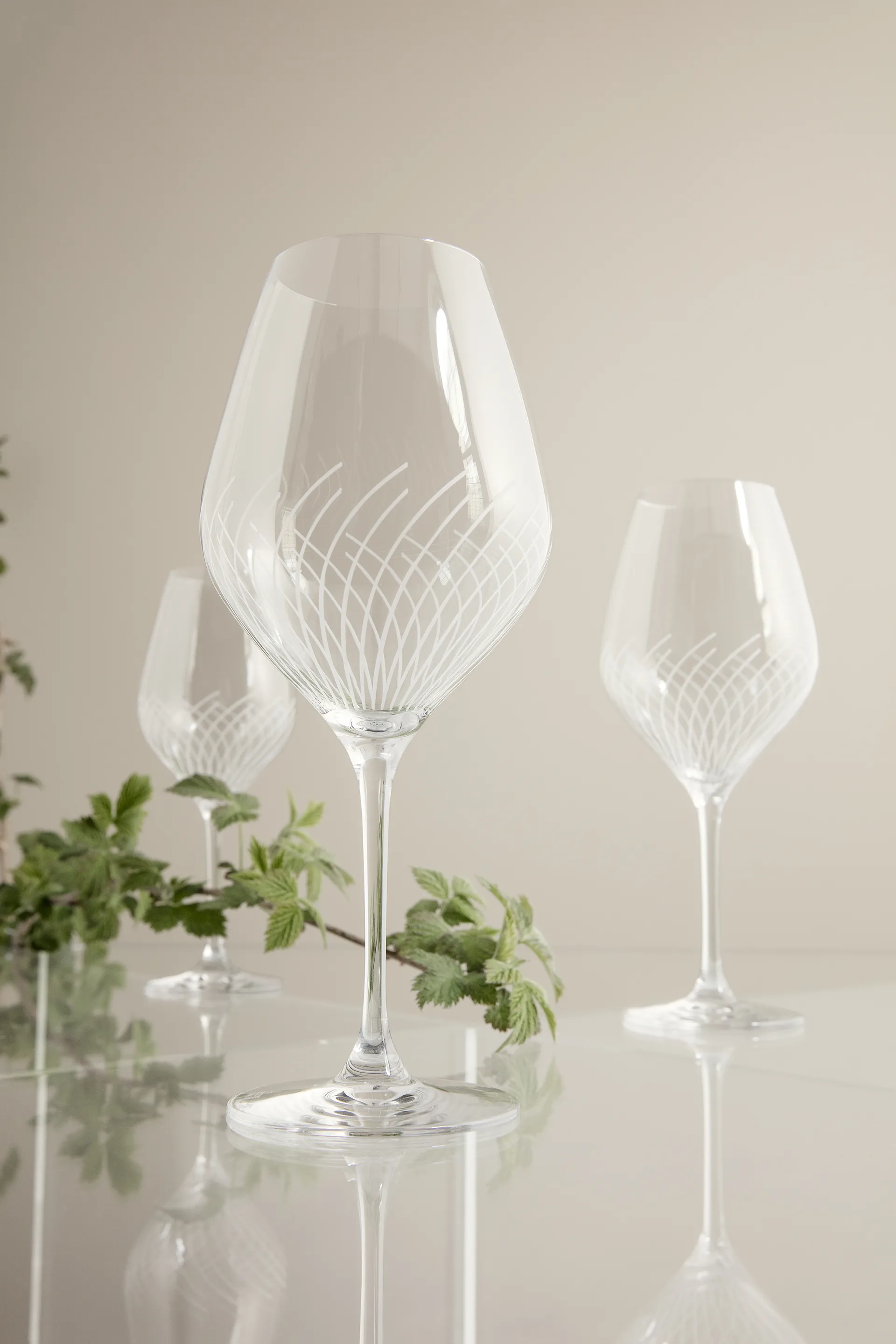 Bicchiere vino bianco 36 cl Cabernet Lines confezione da 2, Trasparente Holmegaard
