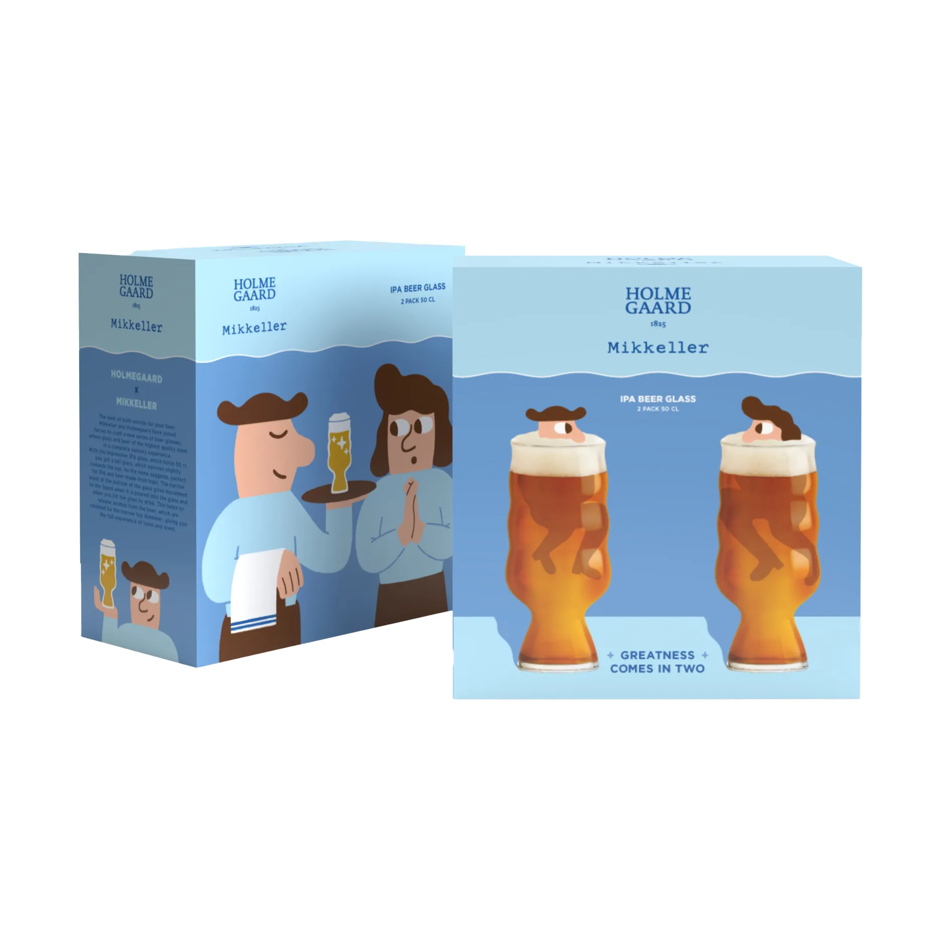 Bicchieri da birra Mikkeller IPA confezione da 2, 50 cl Holmegaard