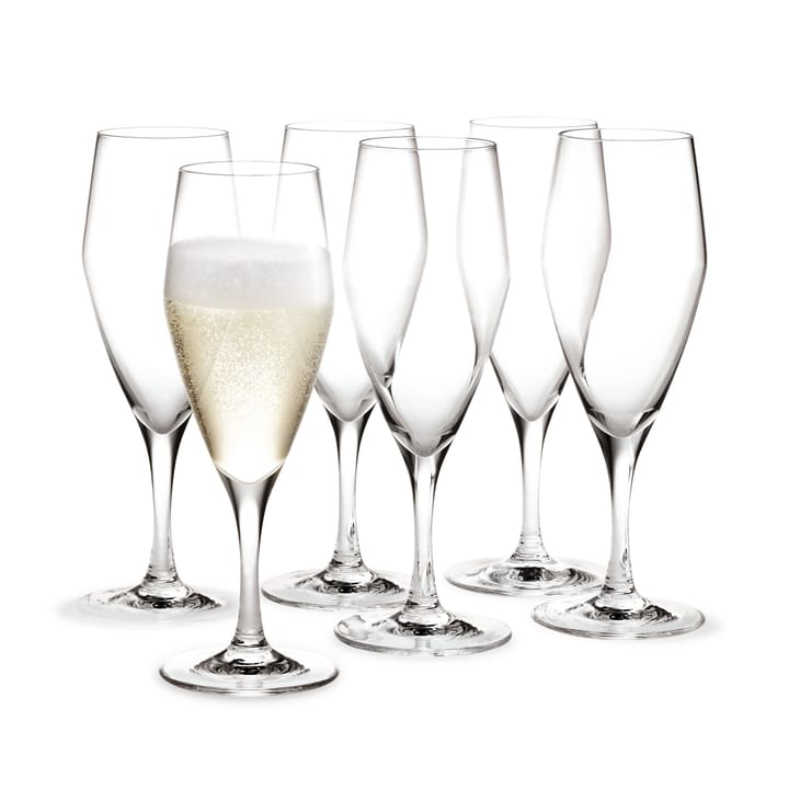 Calice da champagne Perfection, 23 cl, confezione da 6 - Chiaro - Holmegaard