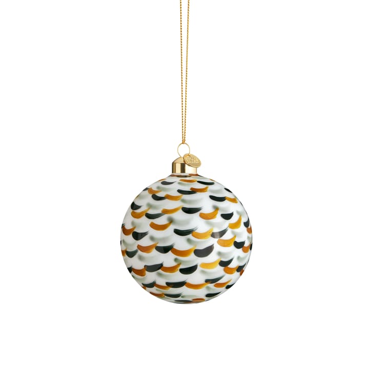 Pallina di Natale Souvenir con pennellate di colore Ø 8 cm, Verde Holmegaard