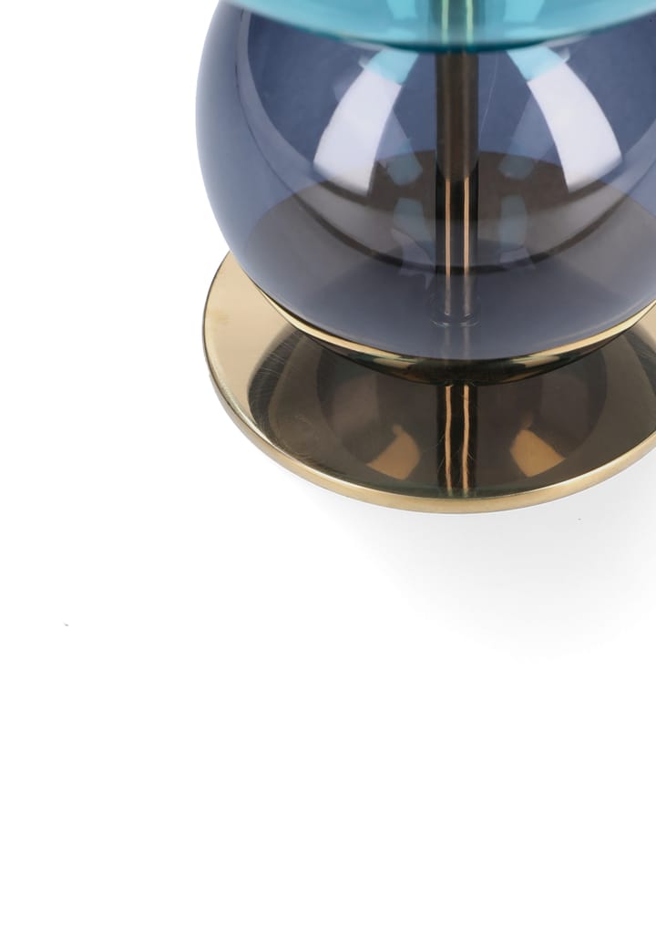 Portacandela Bubble 14 cm, Blu-smoke Holmegaard