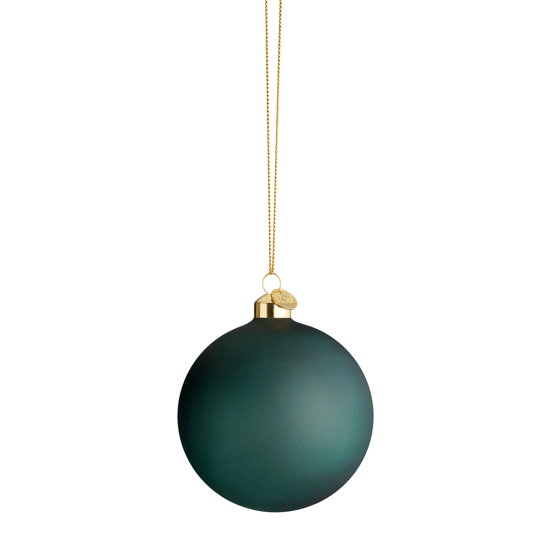 Sfera di Natale Souvenir Ø 8 cm, Verde scuro Holmegaard