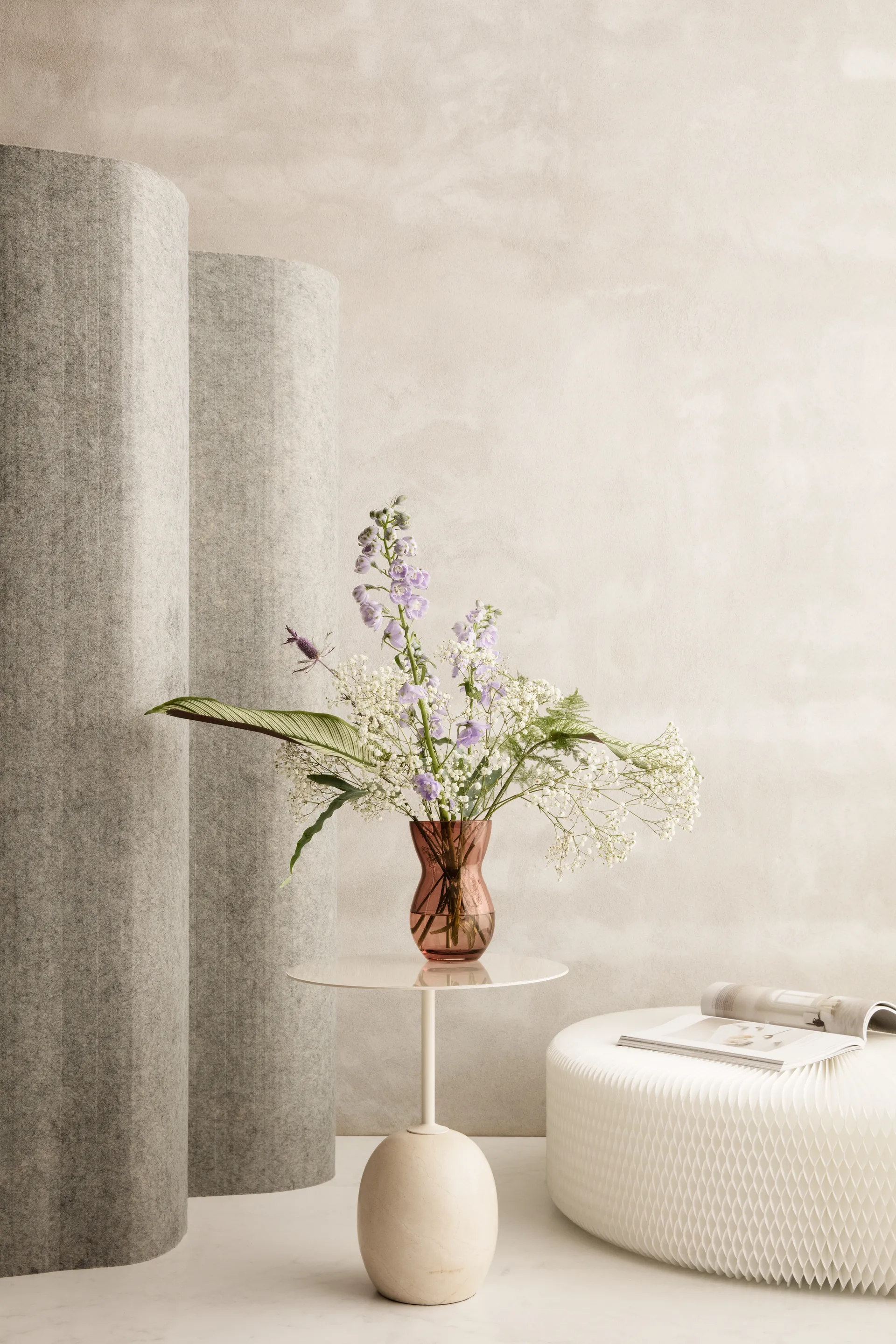 Vaso Calabas 21 cm, Burgundy Holmegaard