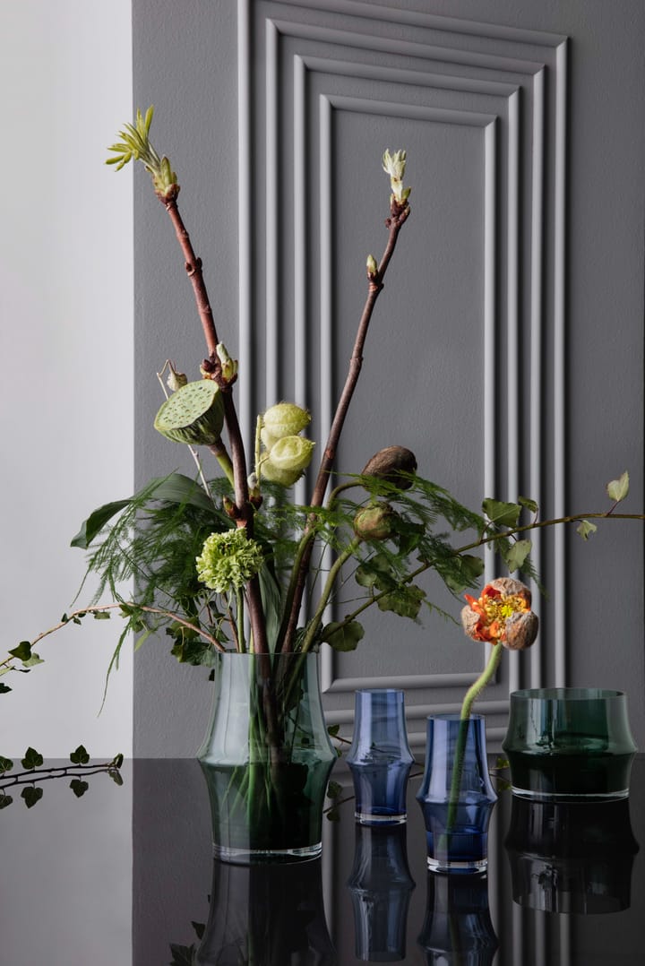 Vaso da fiori Arc Ø 14,5 cm - Verde scuro - Holmegaard