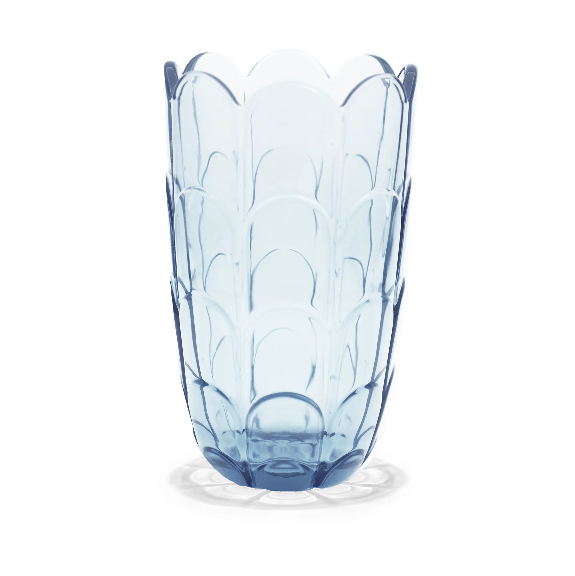 Vaso Lily H19 cm, Iris blu Holmegaard
