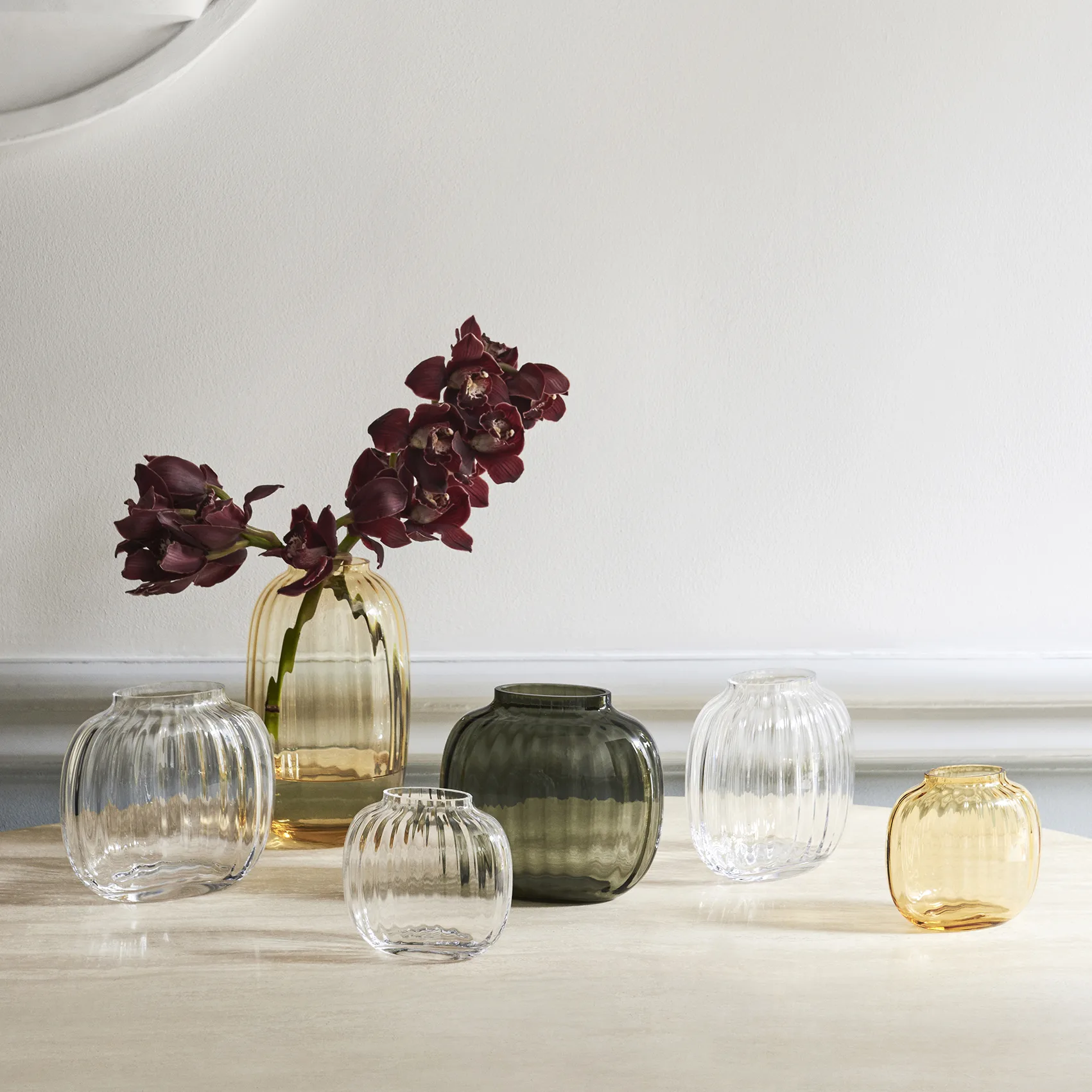 Vaso Primula Ø 19,5 cm, Trasparente Holmegaard