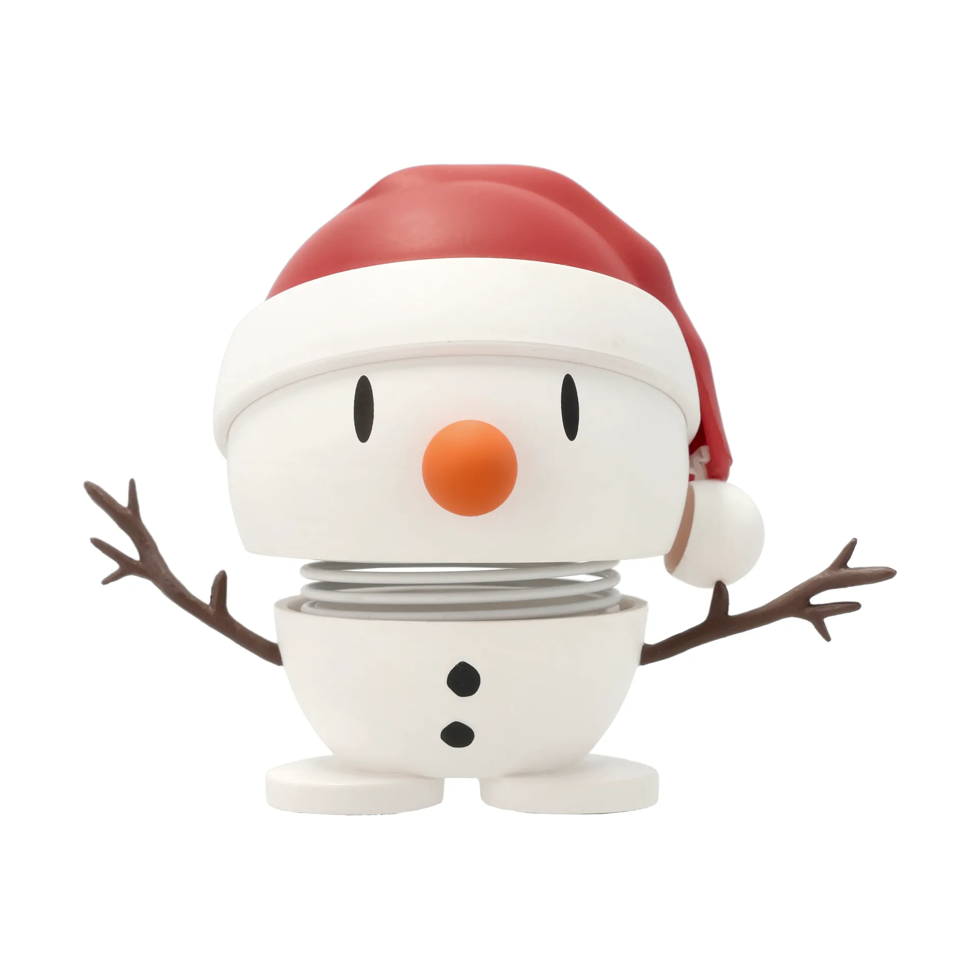 Figura Pupazzo di neve S Hoptimist Soft, Bianco Hoptimist
