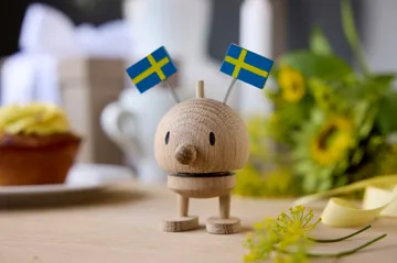 Hoptimist Celebration Bumble figurina - S, rovere naturale, Svezia - Hoptimist