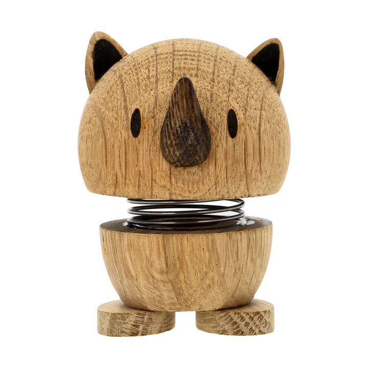 Hoptimist figur S - Rhino, rovere - Hoptimist