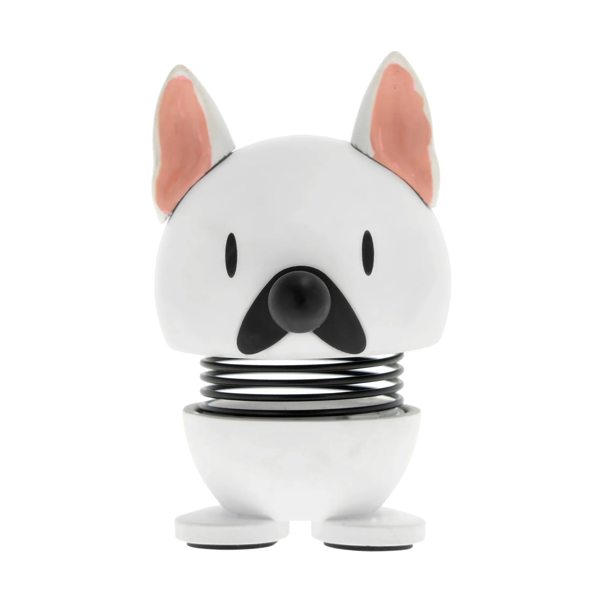 Hoptimist figur XS, bulldog francese, bianco Hoptimist