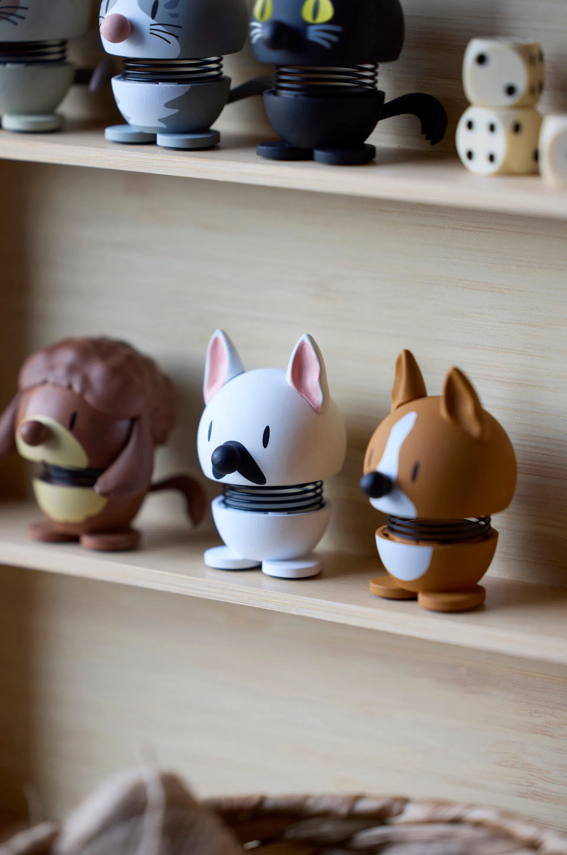 Hoptimist figur XS, Corgi, marrone Hoptimist