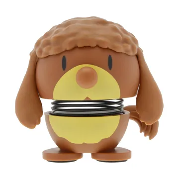 Hoptimist figur XS - poodle, marrone - Hoptimist
