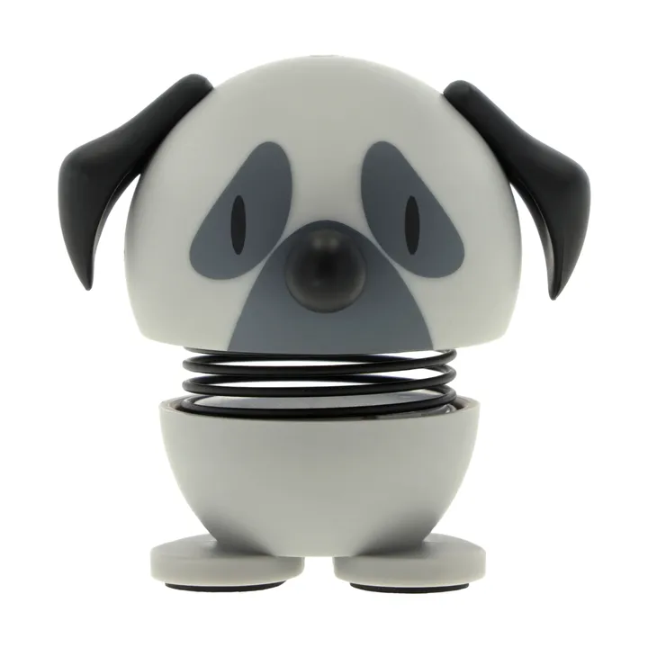 Hoptimist figur XS - Pug, grigio - Hoptimist