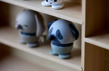 Hoptimist figur XS - Pug, grigio - Hoptimist
