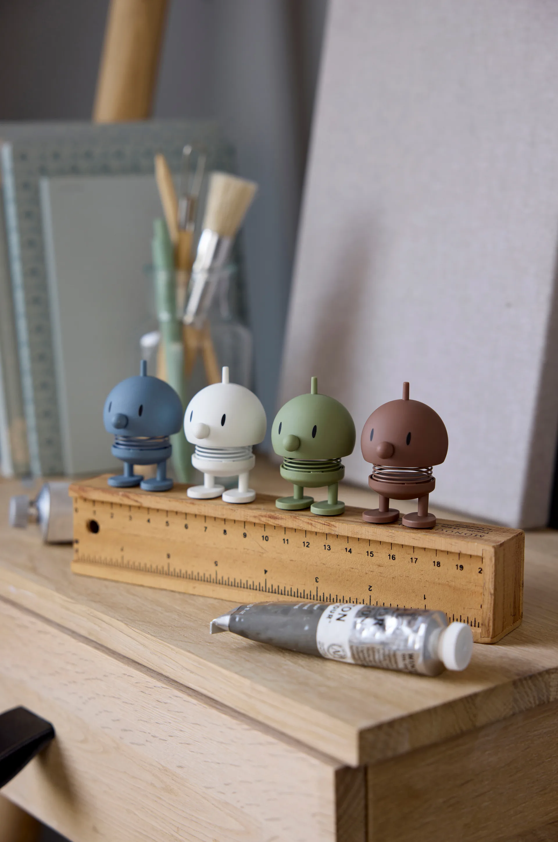 Hoptimist Soft Bumble figura XS, bianco Hoptimist