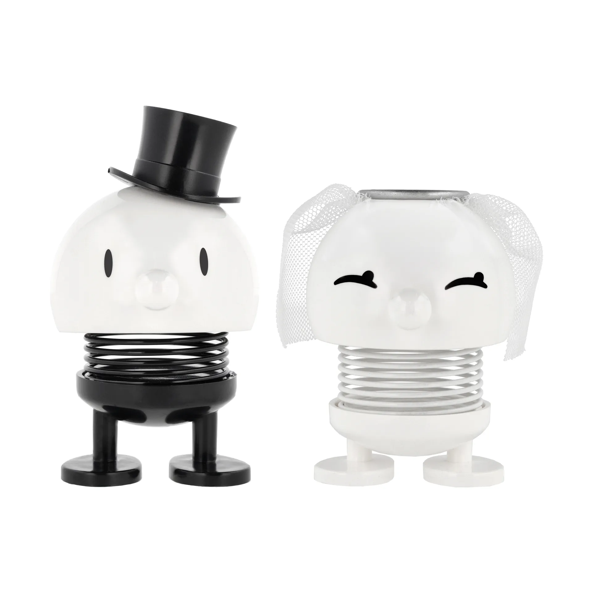 Personaggio Hoptimist Bride & Groom, 2 parti, Bianco Hoptimist