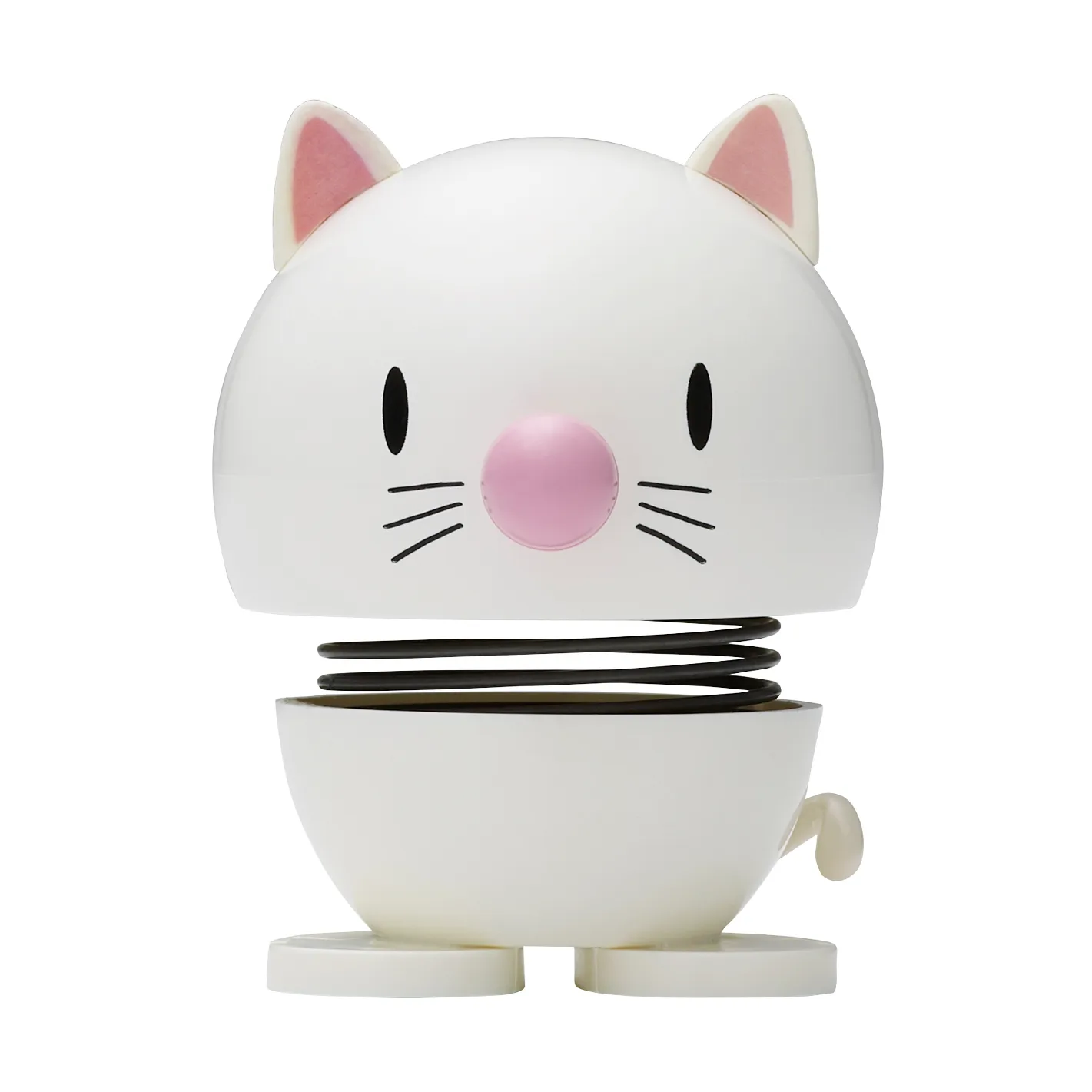 Personaggio Hoptimist Cat 7,3 cm, Bianco Hoptimist