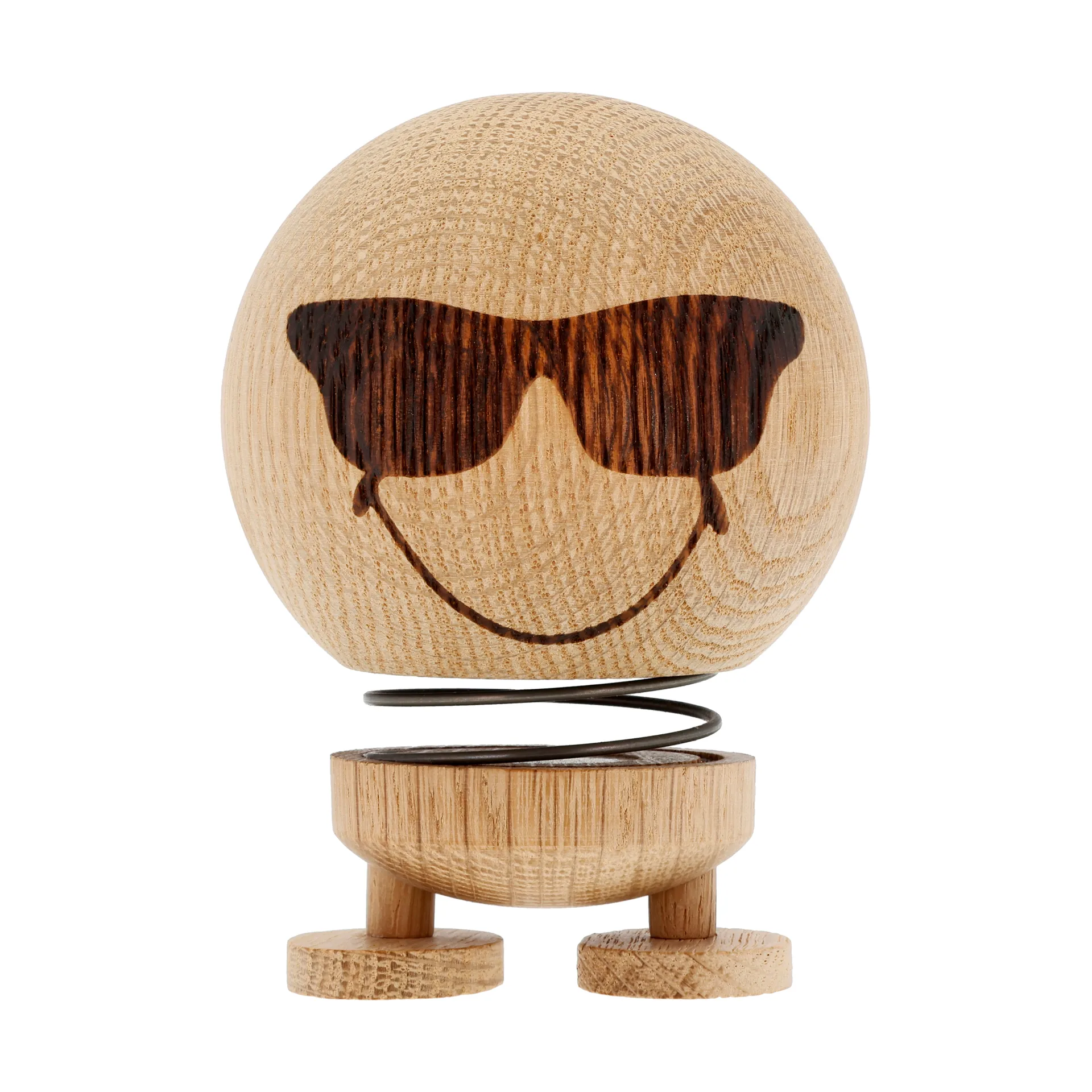 Personaggio Hoptimist Smiley Cool M, Raw oak Hoptimist