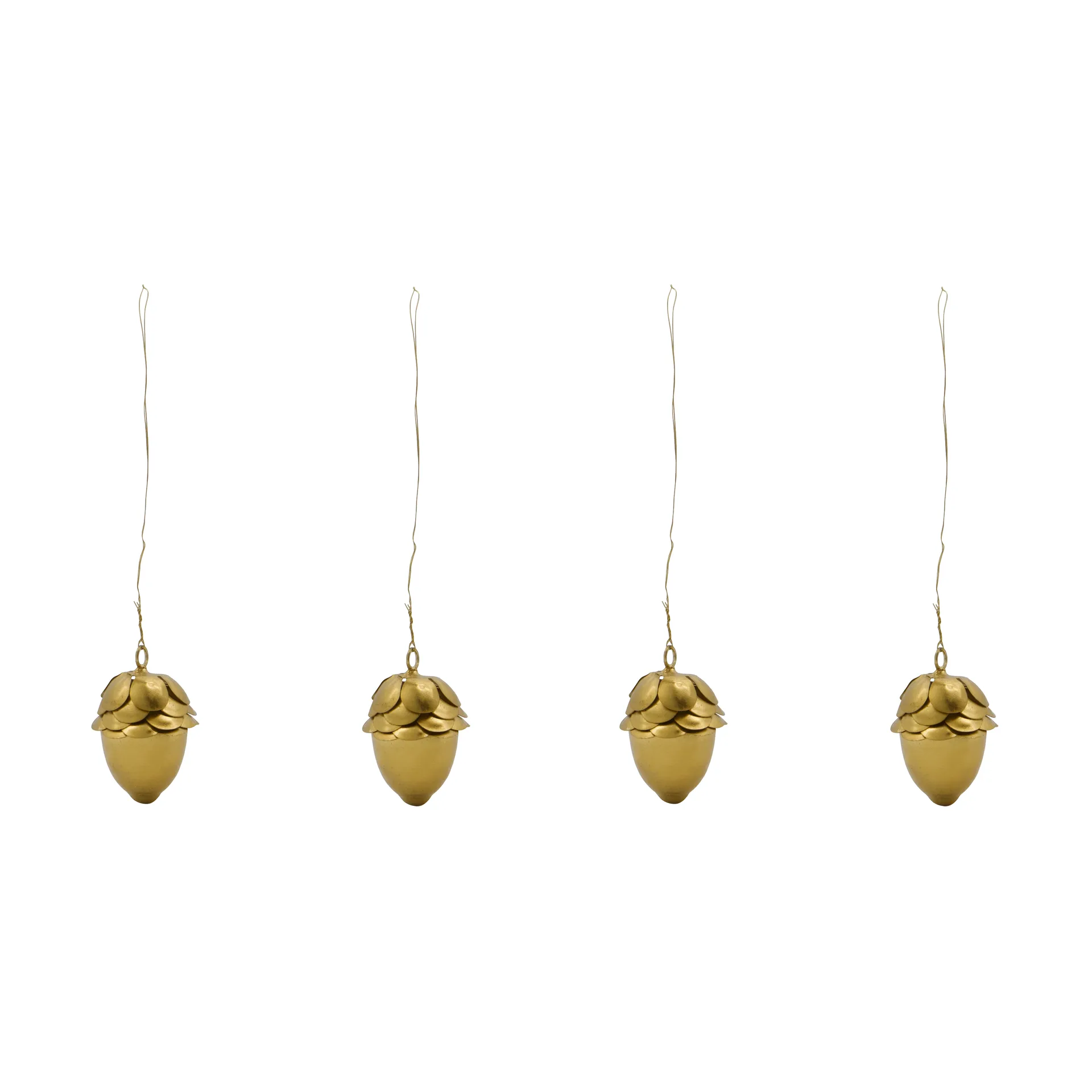 Acorn decorazioni da appendere 4-pack, Oro House Doctor