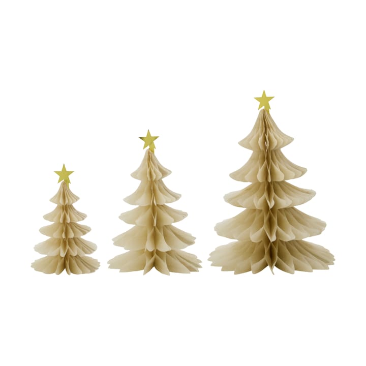 Albero decorativo di Natale 3 pezzi - Avorio - House Doctor