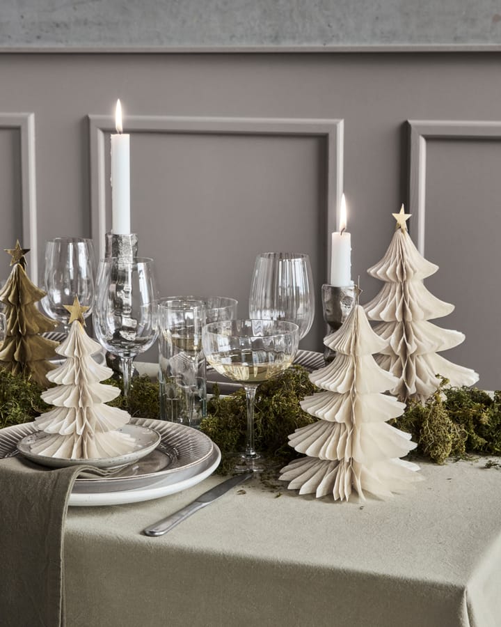Albero decorativo di Natale 3 pezzi, Avorio House Doctor