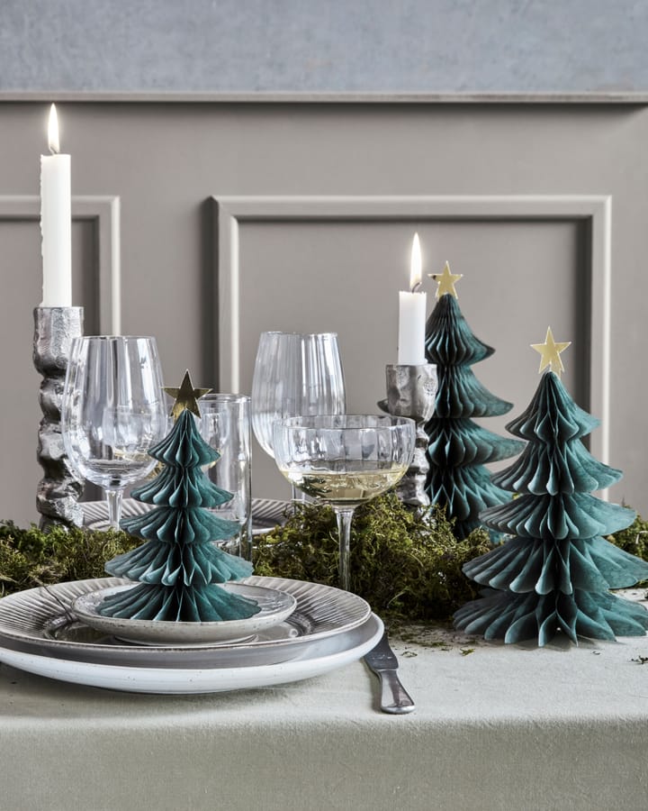Albero decorativo di Natale 3 pezzi, Verde House Doctor