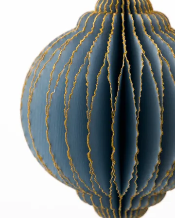 Alsta decorazione natalizia set da 4 - Azzurro chiaro, Ø8 cm - House Doctor