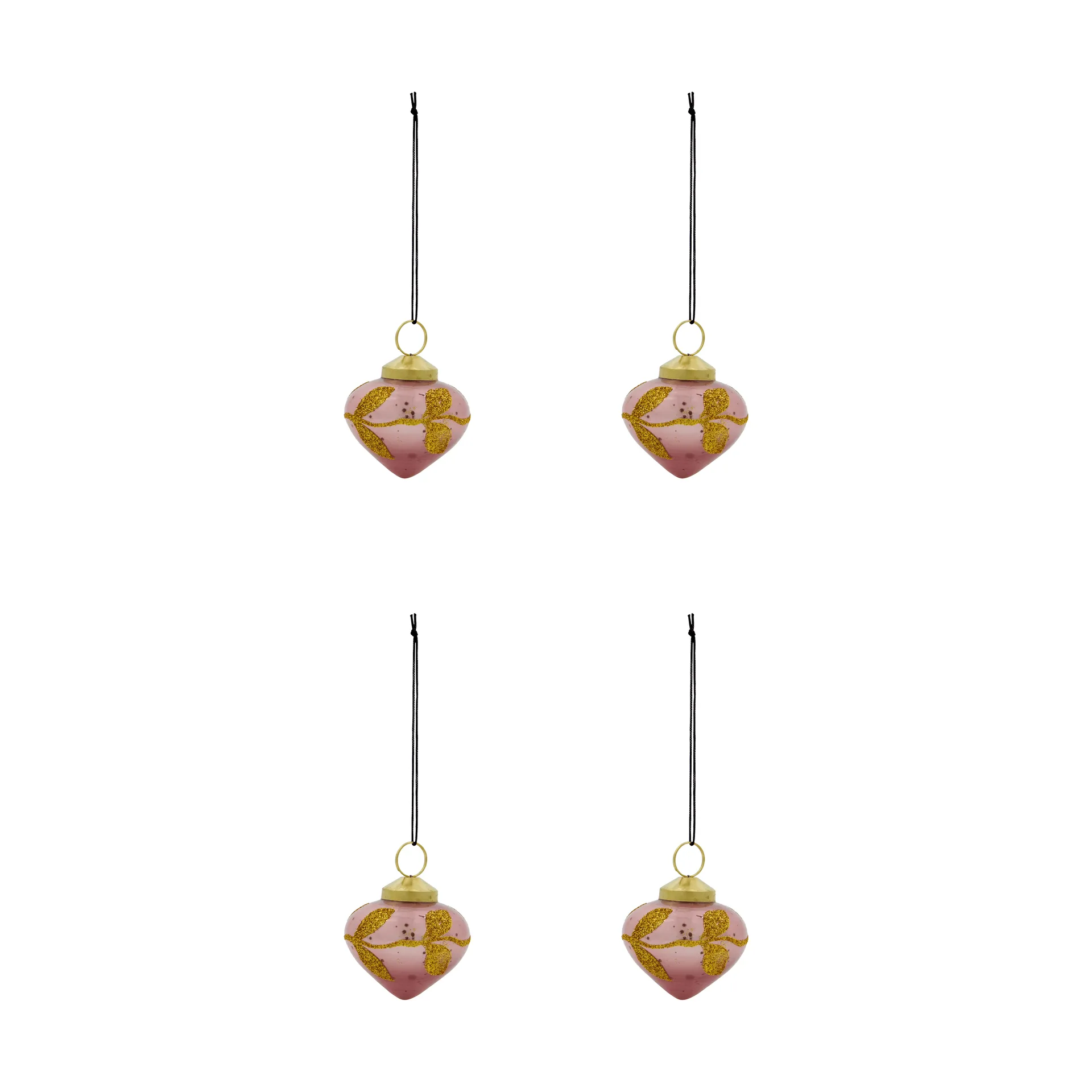 Amore decorazione natalizia set da 4, Rosa House Doctor