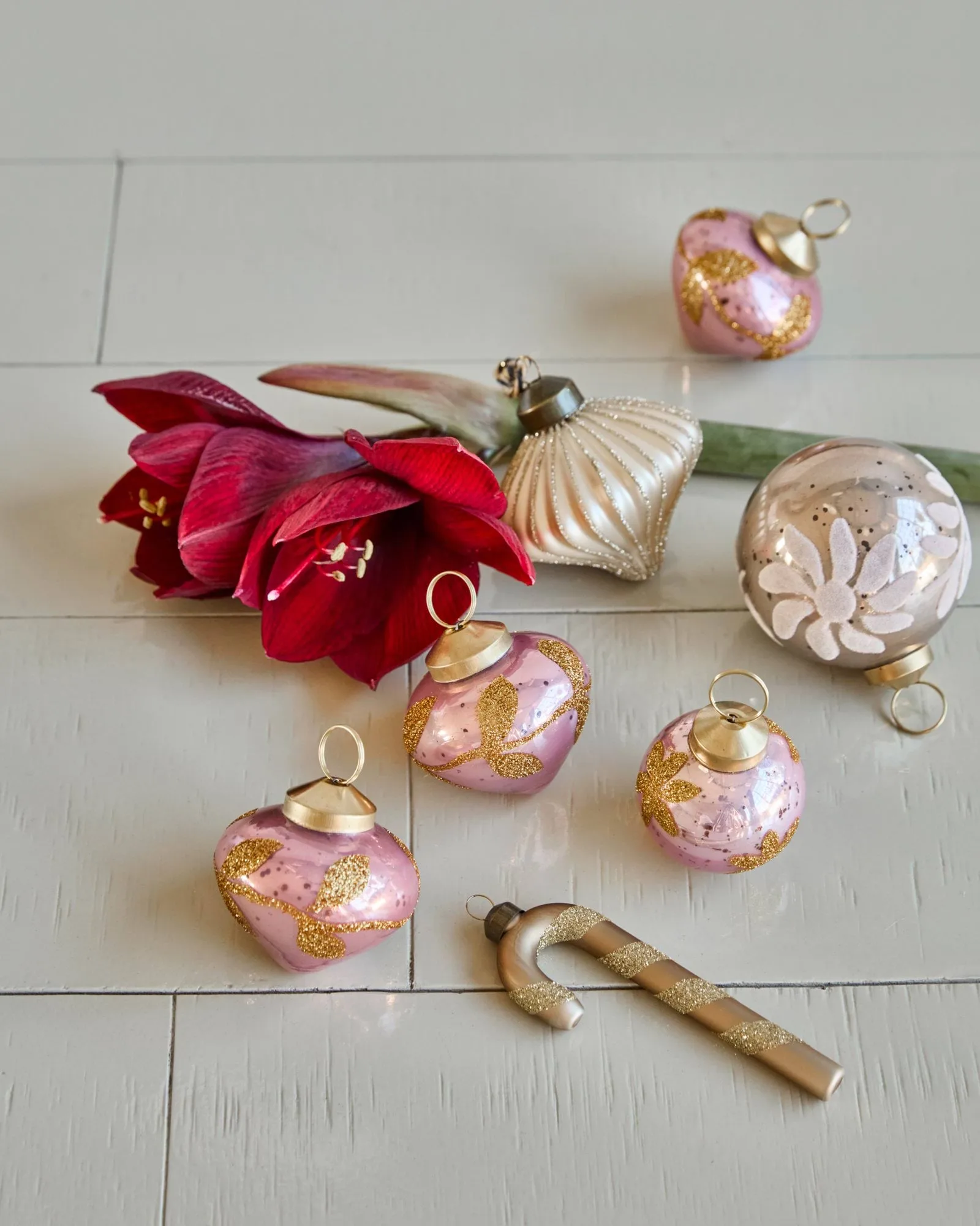 Amore decorazione natalizia set da 4, Rosa House Doctor