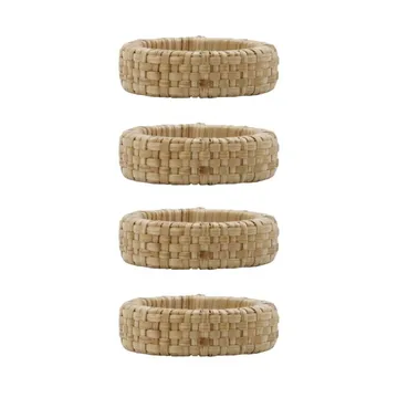 Anello per tovagliolo Kind Ø5 cm confezione da 4 - Bambu - House Doctor