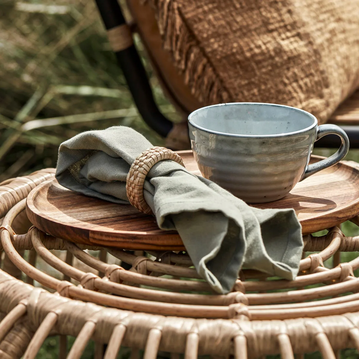 Anello per tovagliolo Kind Ø5 cm confezione da 4, Bambu House Doctor