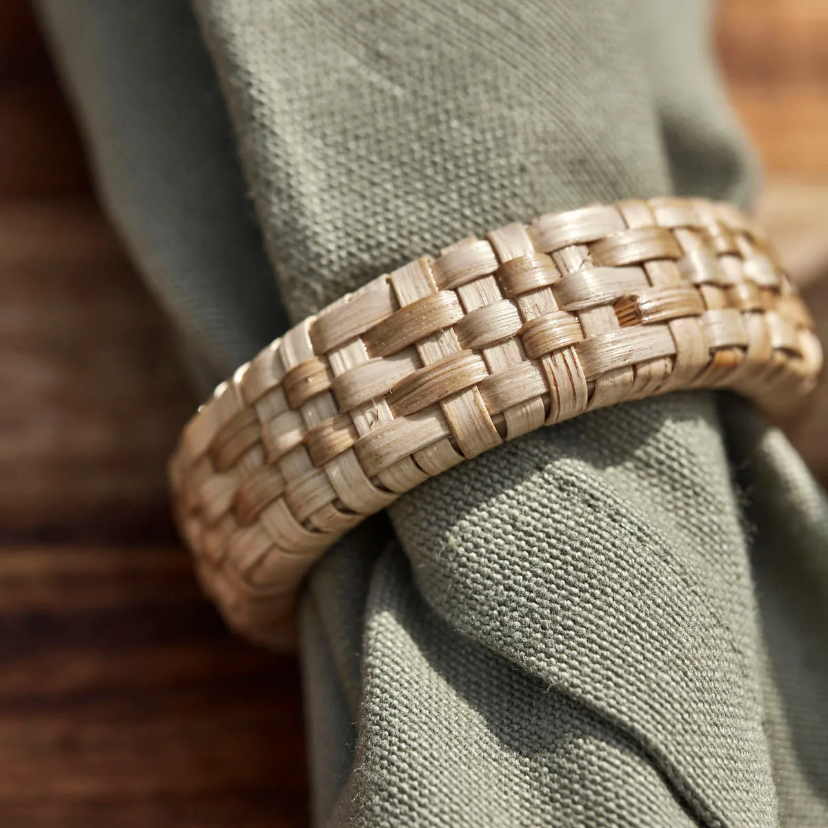 Anello per tovagliolo Kind Ø5 cm confezione da 4, Bambu House Doctor