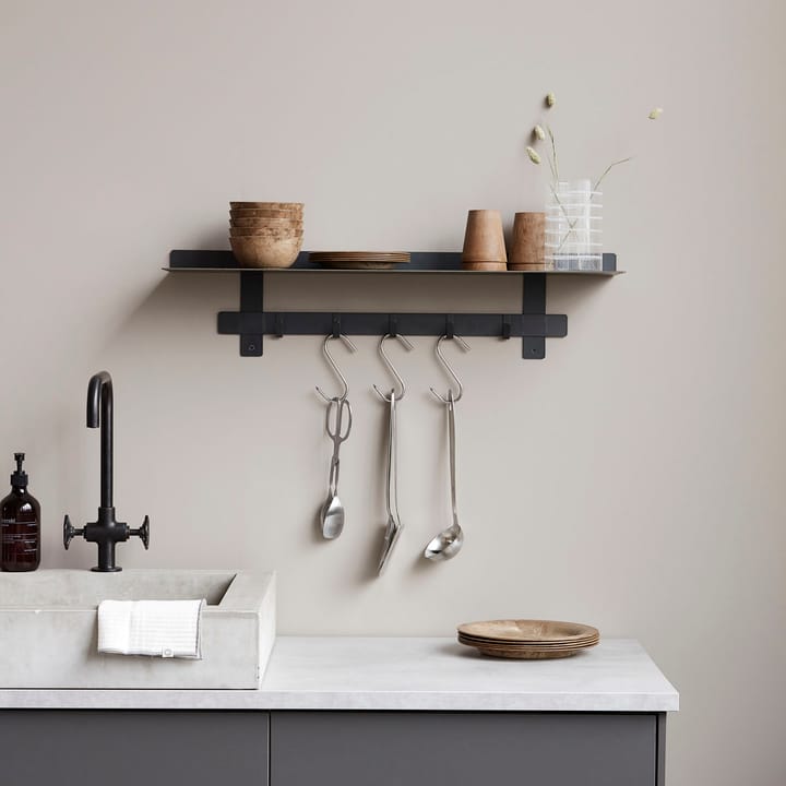 Appendiabiti Tag 80 cm, Nero House Doctor