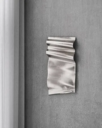 Arte murale Faha 30x30 cm - Finitura silver - House Doctor