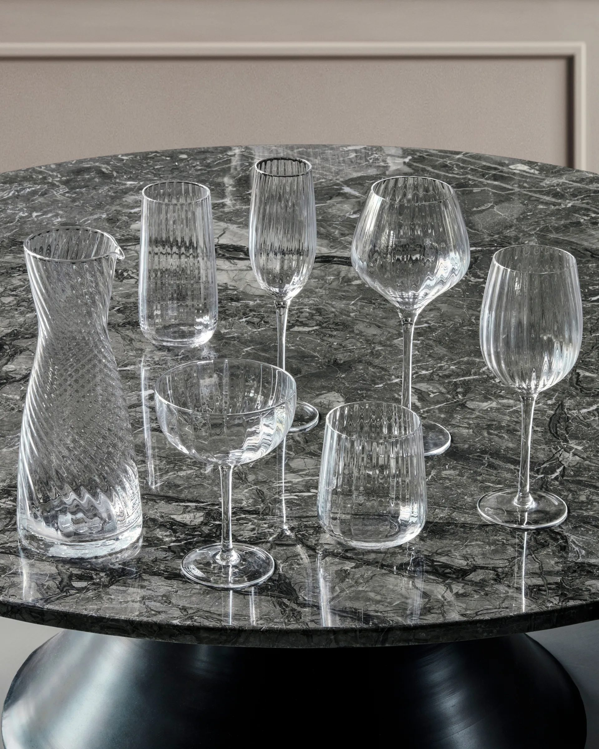 Bicchiere da vino rosso Rill 54 cl, Trasparente House Doctor