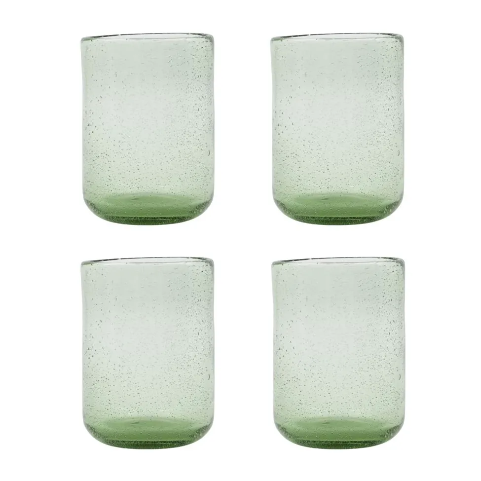 Bicchiere Rich confezione da 4, Verde chiaro House Doctor