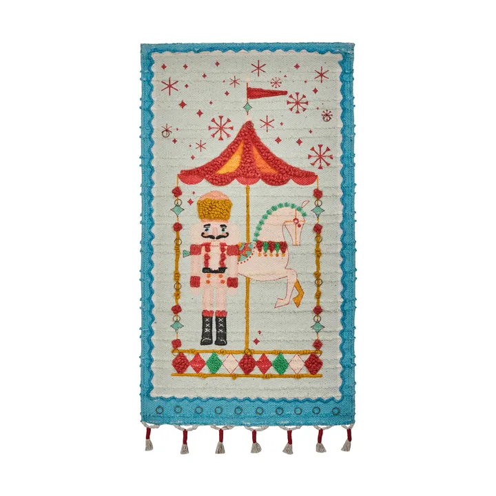 Calendario dell’Avvento Horse - Rosso bruciato, 50x90 cm - House Doctor