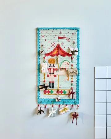 Calendario dell’Avvento Horse - Rosso bruciato, 50x90 cm - House Doctor
