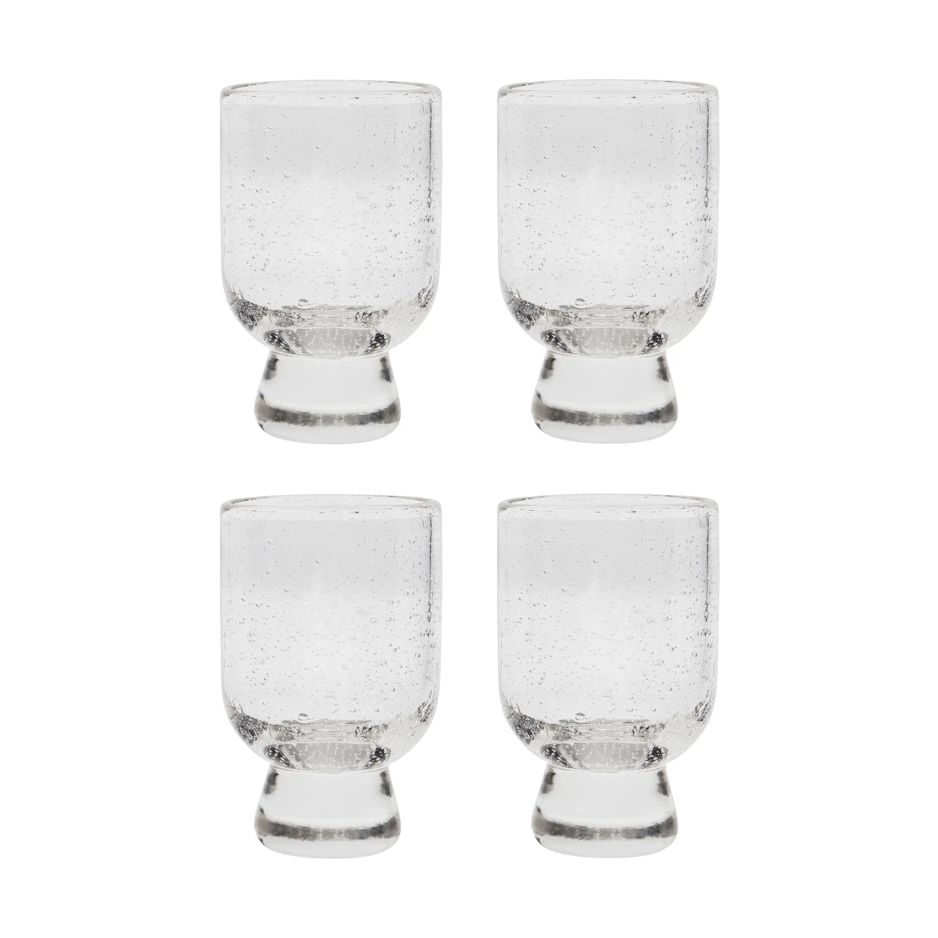 Calice su stelo Rich 23 cl confezione da 4, Trasparente House Doctor