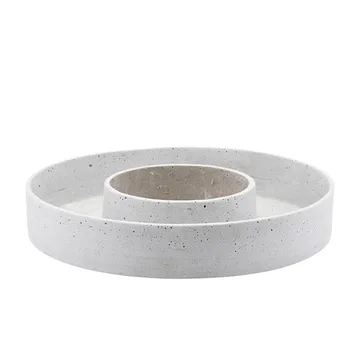 Candela dell'Avvento per candele a blocco The Ring - Calcestruzzo - House Doctor