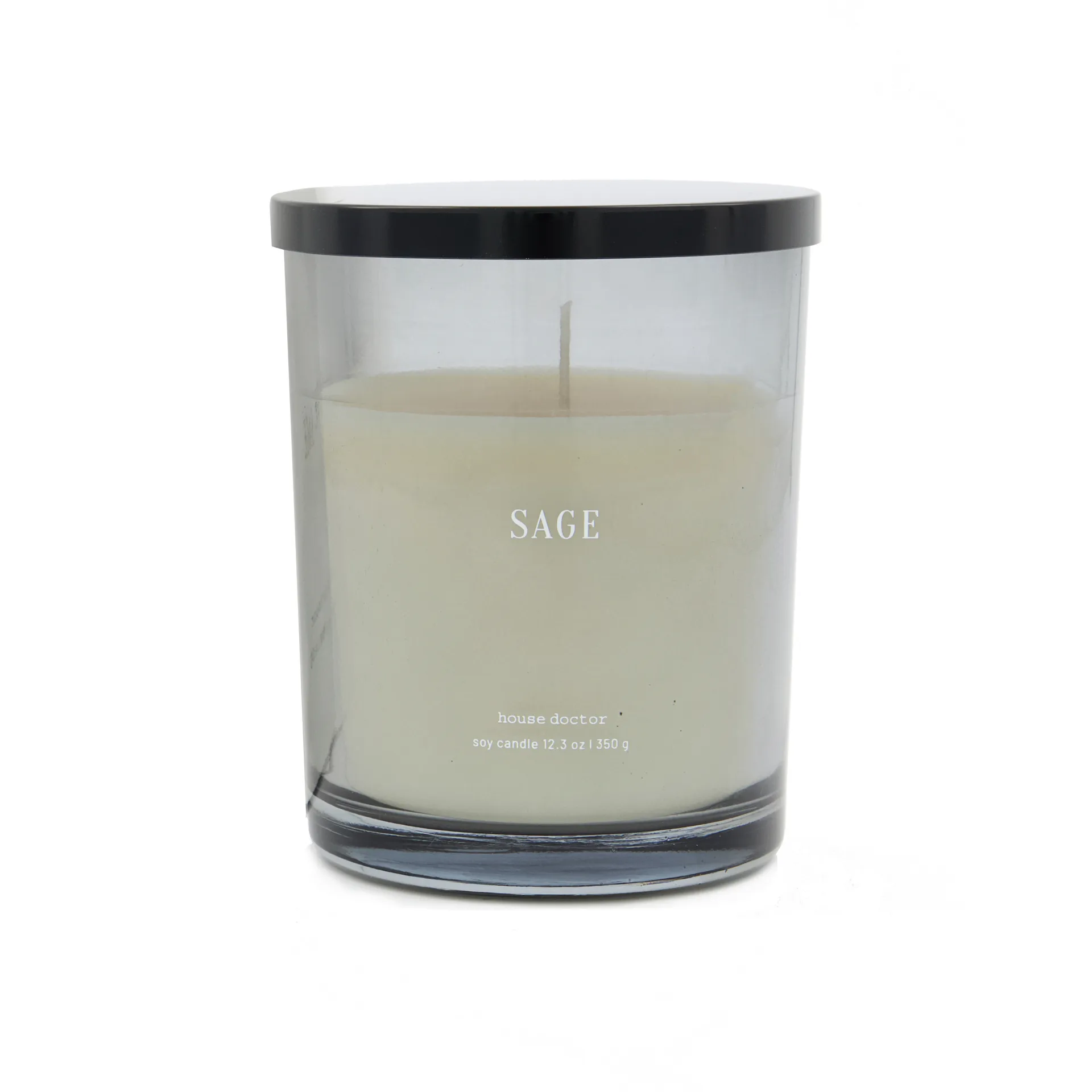 Candela profumata Sage 50 ore, blu House Doctor