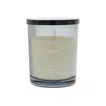 Candela profumata Sage 50 ore - blu - House Doctor