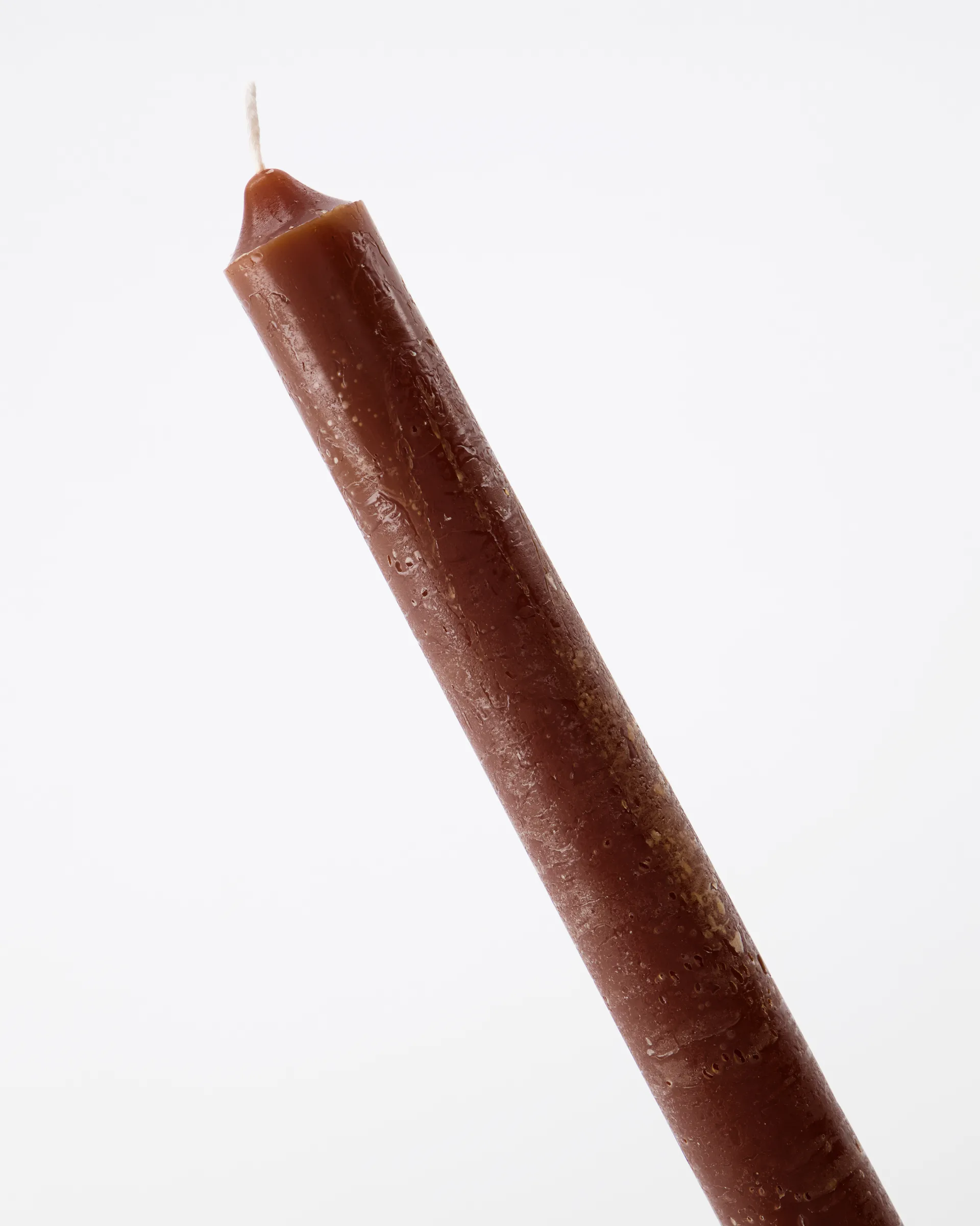 Candela Rustic Wax 25 cm confezione da 8, Cognac House Doctor