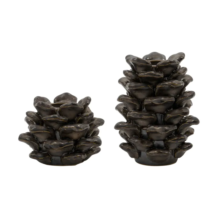 Candeliere Cone 2 pezzi - Metallico antico - House Doctor