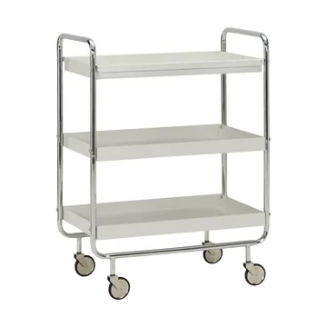 Carrello da servizio Roll - Off-white-crome - House Doctor