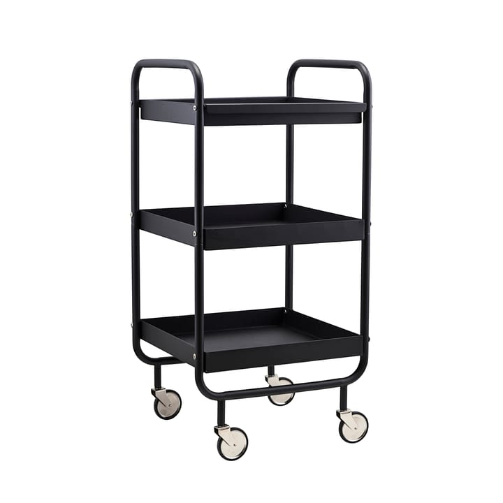 Carrello Roll con vassoio estraibile - Nero - House Doctor